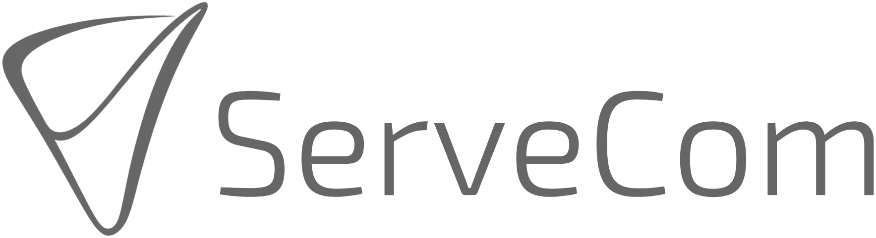 ServeCom Hauptlogo grau